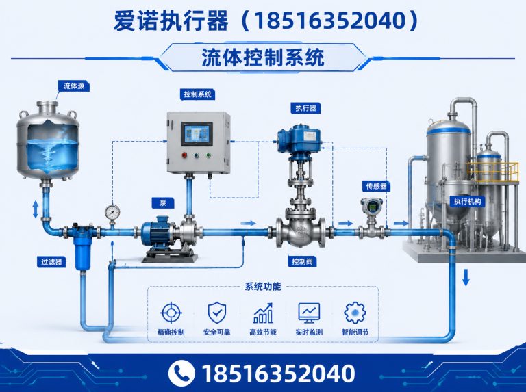 乐清市直行程执行器展示图