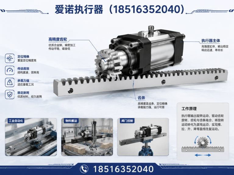 乐清市气动执行器展示图